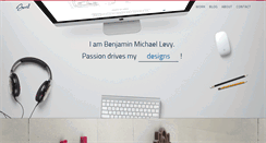 Desktop Screenshot of benlevywebdesign.com