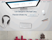 Tablet Screenshot of benlevywebdesign.com